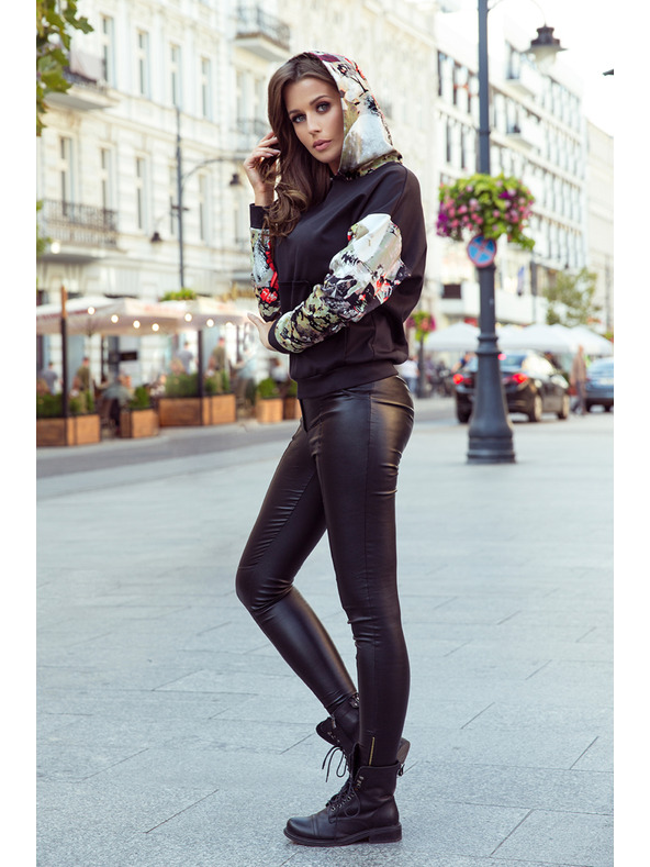 numoco Klokánová mikina s farebnými vsadkami