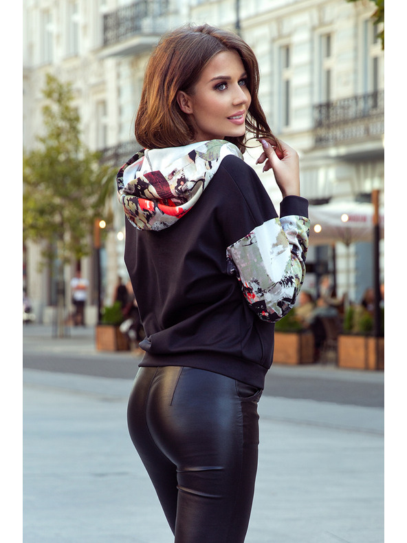 numoco Klokánová mikina s farebnými vsadkami