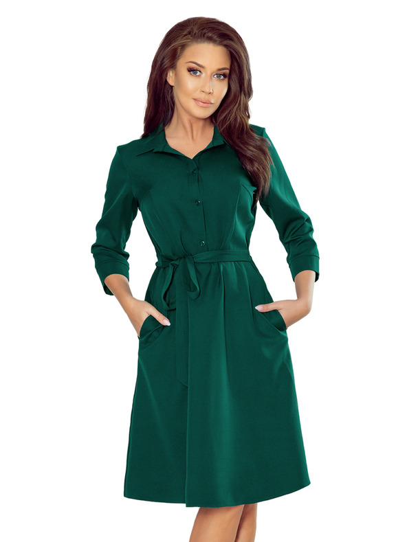 numoco SANDY Šaty - zelené