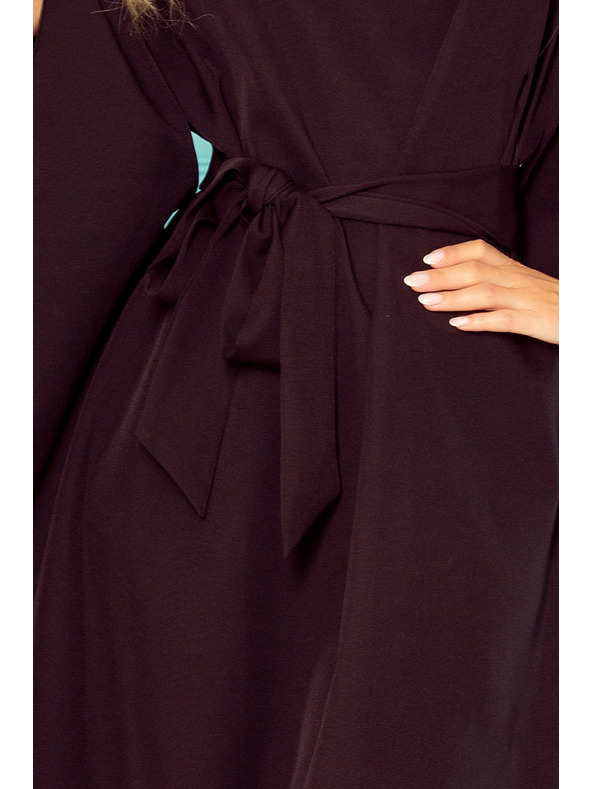 numoco SOFIA Motýlikové šaty - čierne