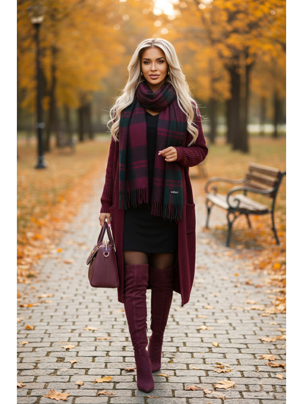 numoco Pohodlné netopierové šaty s dlhým rukávom - čierne