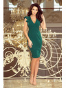 numoco MEGAN Šaty s výstrihom - zelené farby