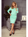 numoco Šaty CRISTINA - Športové šaty so štepm na chrbte - mäta