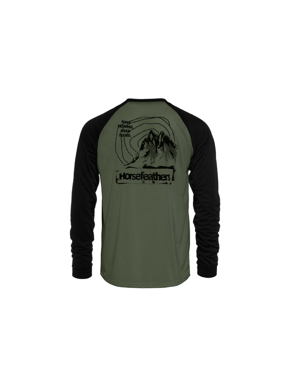 Horsefeathers Tričko Shank LS - thyme