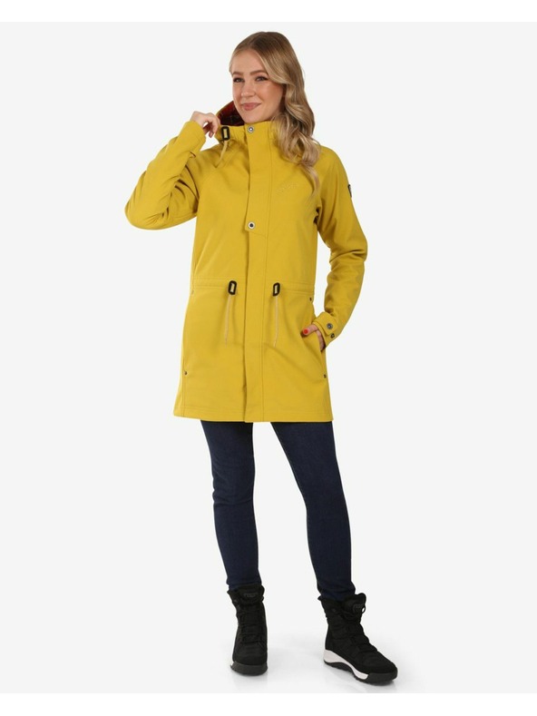 Kilpi Dámsky softshellový kabát Kilpi LASIKA-W Zlatá