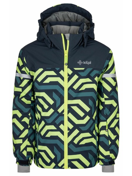 Kilpi Chlapčenská lyžiarska bunda Kilpi ATENI-JB Tmavo zelená