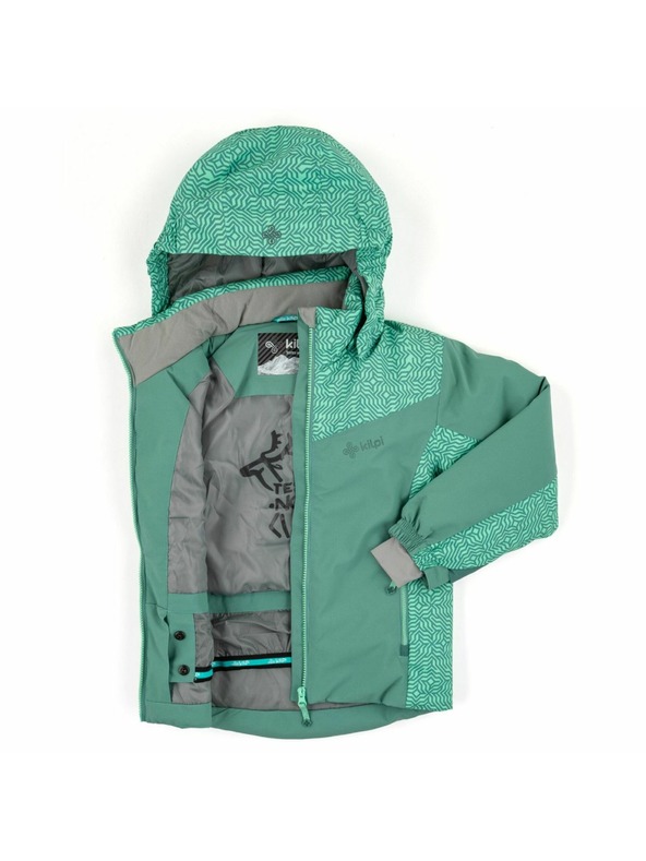 Kilpi Dievčenská lyžiarska bunda Kilpi JENOVA-JG Tmavo zelená