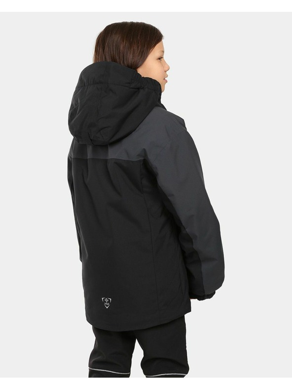 Kilpi Chlapčenská lyžiarska bunda Kilpi ATENI-JB Tmavo šedá
