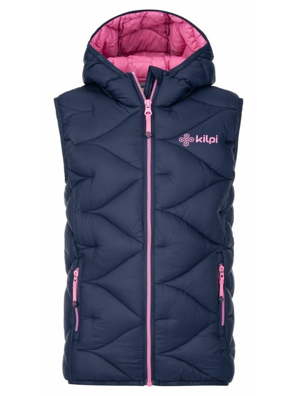 Kilpi Dievčenská zateplená vesta Kilpi TOMM-JG Tmavmodrá