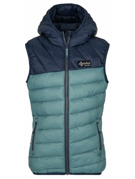 Kilpi Chlapčenská zateplená vesta Kilpi TOMM-JB Tmavozelená