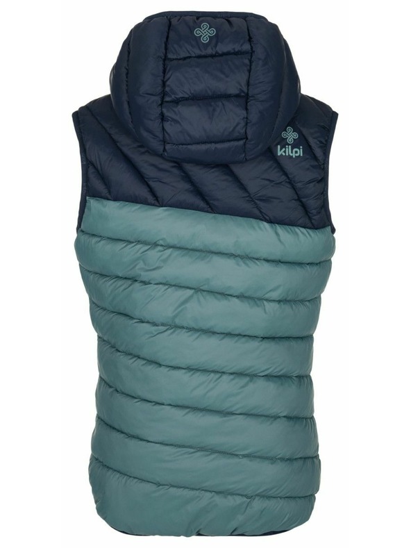 Kilpi Chlapčenská zateplená vesta Kilpi TOMM-JB Tmavozelená