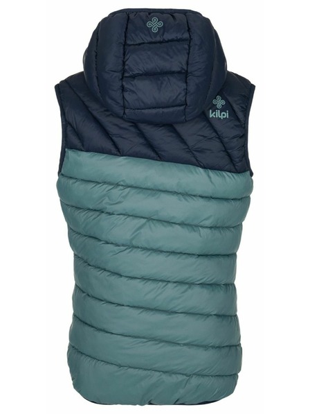 Kilpi Chlapčenská zateplená vesta Kilpi TOMM-JB Tmavozelená