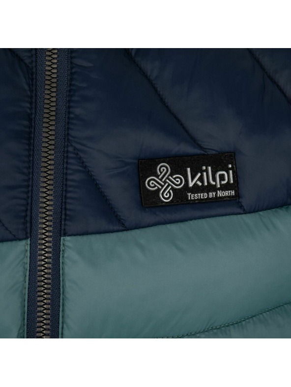 Kilpi Chlapčenská zateplená vesta Kilpi TOMM-JB Tmavozelená