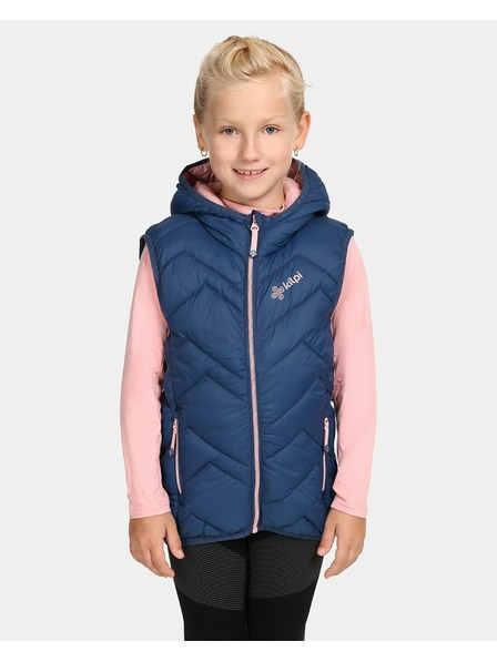 Kilpi Dievčenská zateplená vesta Kilpi TOMM-JG Tmavmodrá