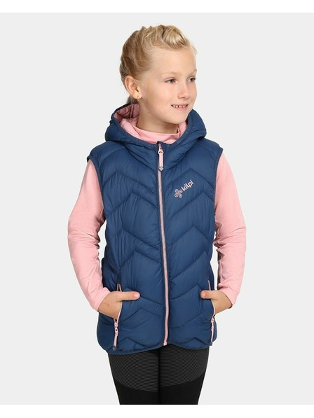 Kilpi Dievčenská zateplená vesta Kilpi TOMM-JG Tmavmodrá