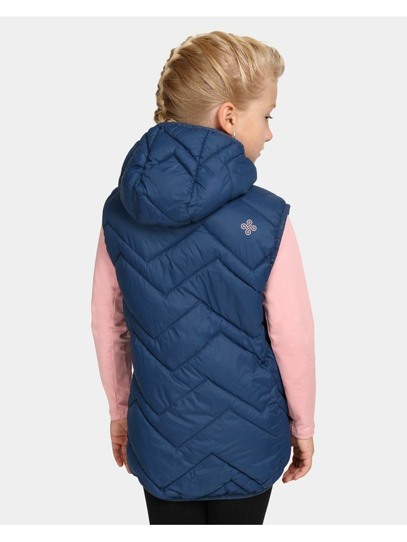 Kilpi Dievčenská zateplená vesta Kilpi TOMM-JG Tmavmodrá