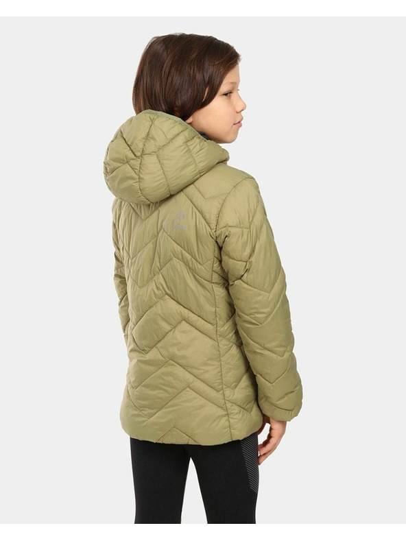 Kilpi Detská zateplená bunda Kilpi REBEKI-JB Zelená