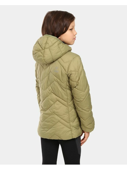 Kilpi Detská zateplená bunda Kilpi REBEKI-JB Zelená