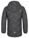 Kilpi Chlapčenská zimná prešívaná bunda Kilpi REBEKI-JB Tmavosivá