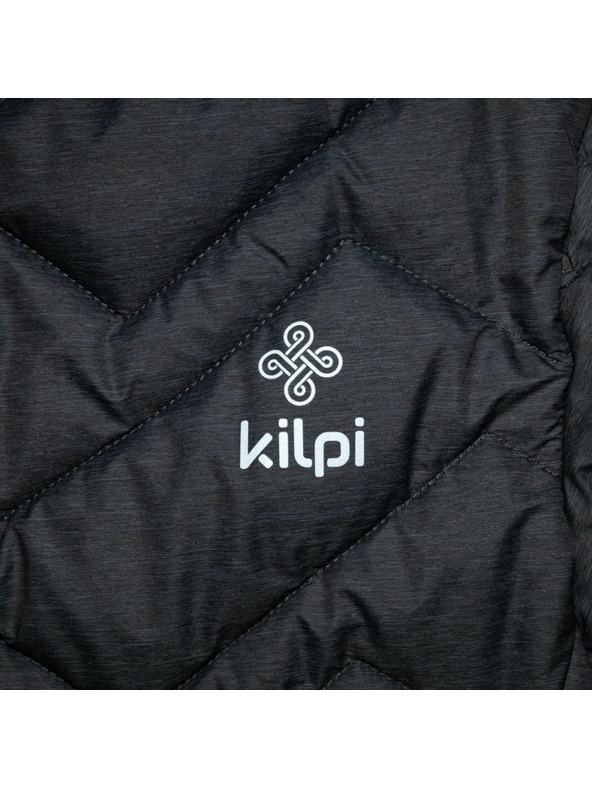Kilpi Chlapčenská zimná prešívaná bunda Kilpi REBEKI-JB Tmavosivá