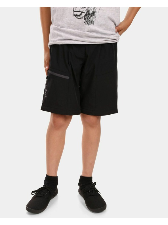 Kilpi Chlapčenské outdoorové nohavice Kilpi HOSIO-JB čierna