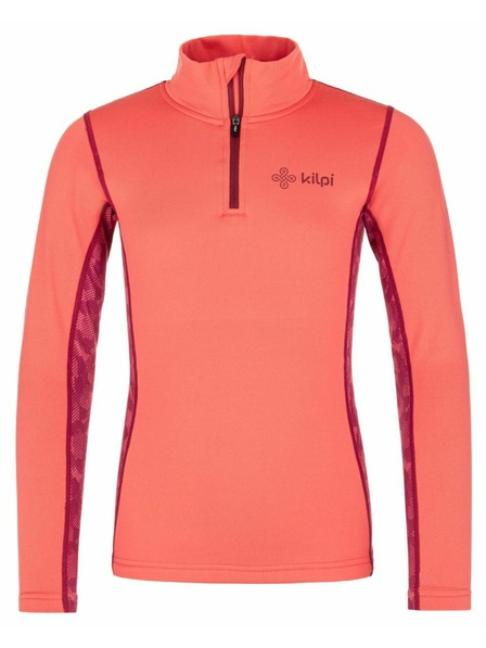 Kilpi Detské funkčné tričko s dlhým rukávom Kilpi WILLIE-J Koralová