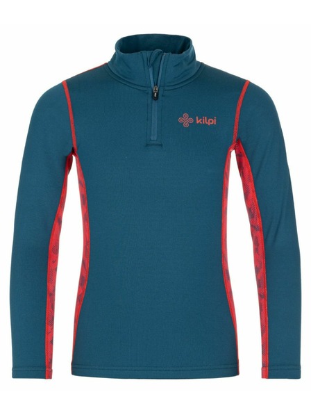 Kilpi Detské funkčné tričko s dlhým rukávom Kilpi WILLIE-J Tyrkysová