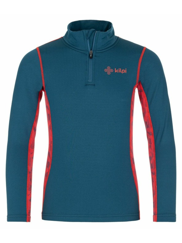 Kilpi Detské funkčné tričko s dlhým rukávom Kilpi WILLIE-J Tyrkysová