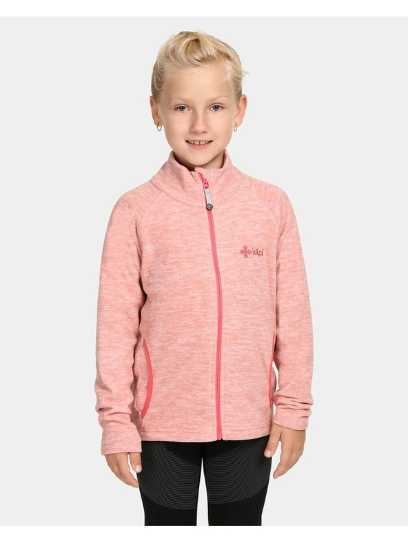 Kilpi Detská fleecová mikina Kilpi ALACANT-J Svetloružová