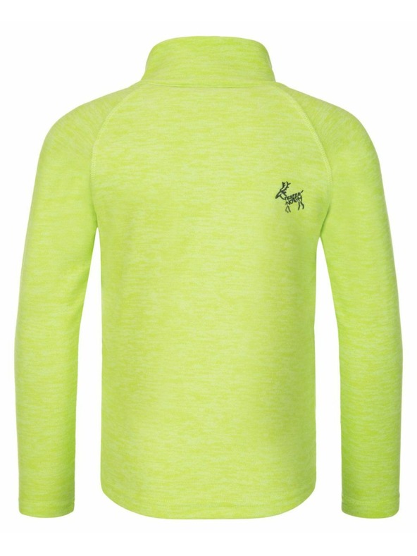 Kilpi Detská fleecová mikina Kilpi ALMERI-J Svetlozelená