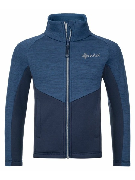 Kilpi Dievčenská funkčná mikina bez kapucne Kilpi TOMMS-JG Tmavosivá