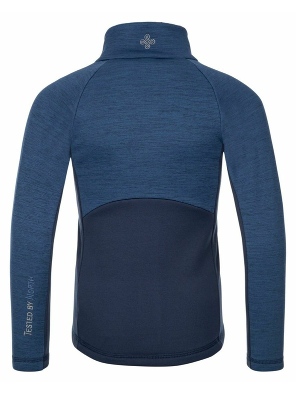 Kilpi Dievčenská funkčná mikina bez kapucne Kilpi TOMMS-JG Tmavosivá