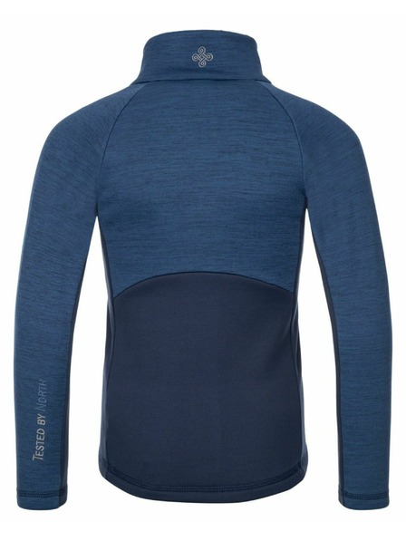 Kilpi Dievčenská funkčná mikina bez kapucne Kilpi TOMMS-JG Tmavosivá