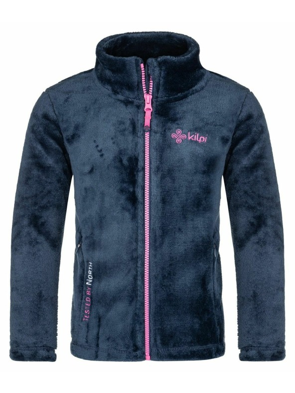 Kilpi Dievčenská hrejivá mikina bez kapucne Kilpi ERIN-JG Tmavosivá