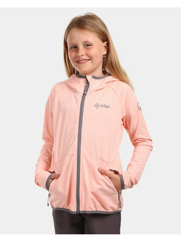 Kilpi Dievčenská ľahká športová mikina Kilpi MEMPHIS-JG Coral