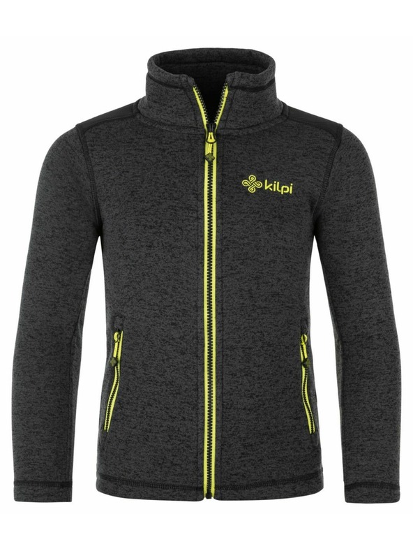 Kilpi Chlapčenská celoprepínacia mikina Kilpi REGIN-JB Tmavosivá