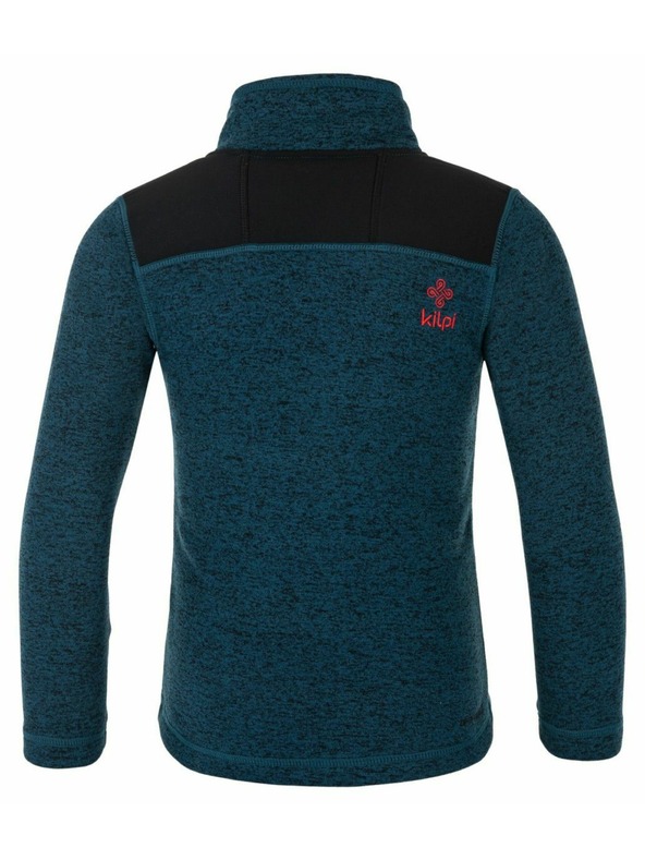 Kilpi Chlapčenská celoprepínacia mikina Kilpi REGIN-JB Tyrkysová