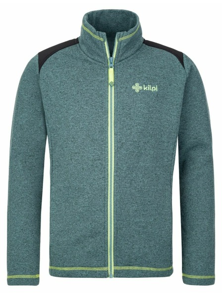 Kilpi Chlapčenský fleecový sveter Kilpi REGIN-JB Tmavozelená