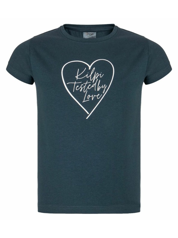 Kilpi Dievčenské bavlnené tričko Kilpi ALBION-JG Tmavomodrá