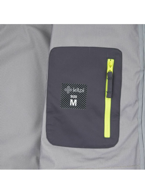 Kilpi Pánska outdoorová nepremokavá bunda Kilpi HASTAR-M Tmavosivá