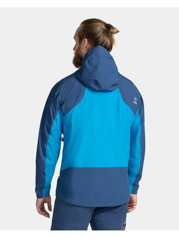 Kilpi Pánska hardshellová nepremokavá bunda Kilpi MAMBA-M Modrá