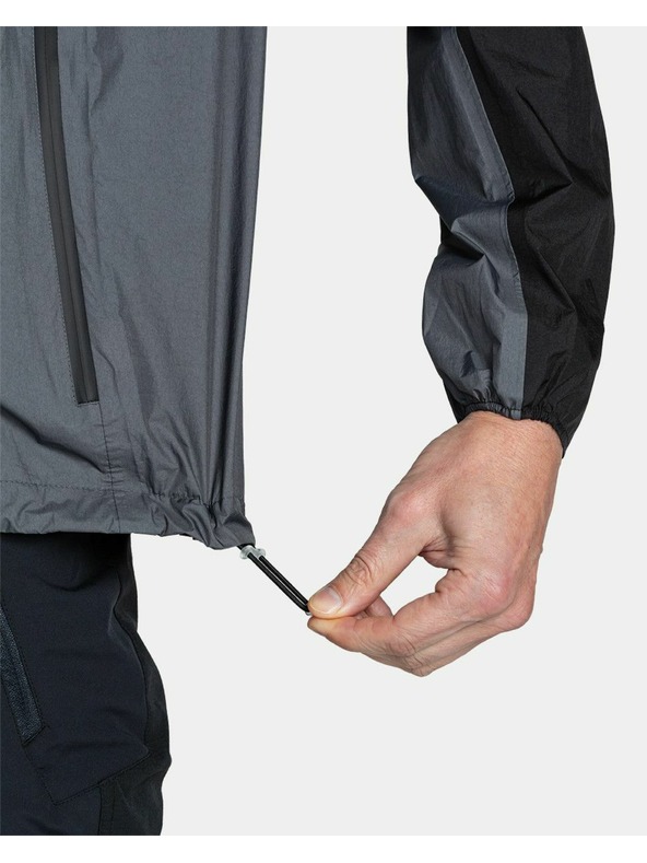 Kilpi Pánska hardshellová outdoorová bunda Kilpi HURRICANE-M Čierna