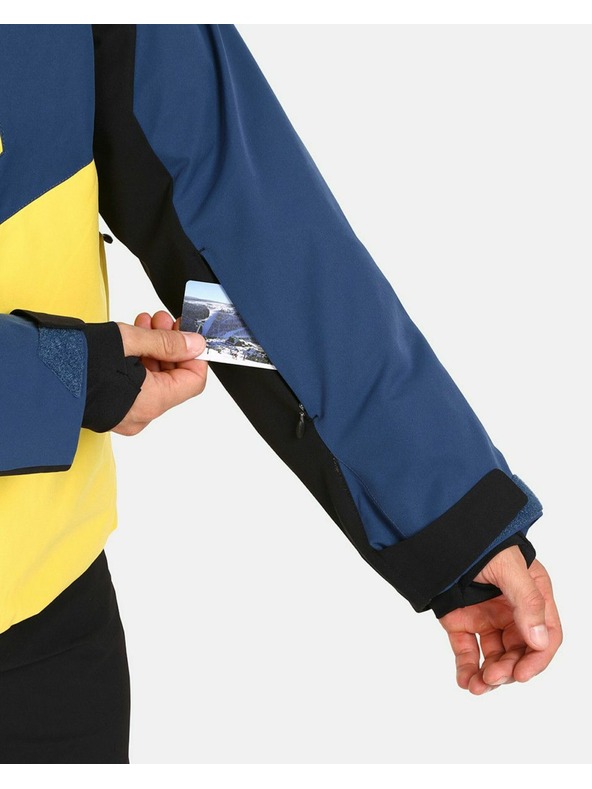 Kilpi Pánska lyžiarska bunda Kilpi TONNSI-M Žltá