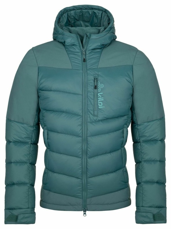 Kilpi Pánska páperová bunda Kilpi GUUS-M Tmavozelená