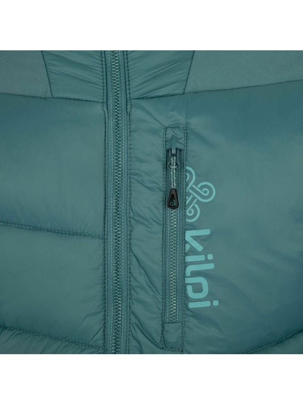 Kilpi Pánska páperová bunda Kilpi GUUS-M Tmavozelená