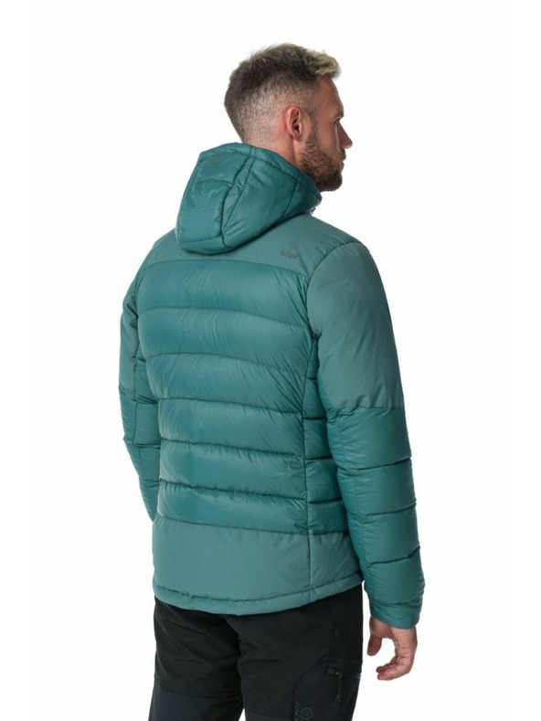 Kilpi Pánska páperová bunda Kilpi GUUS-M Tmavozelená