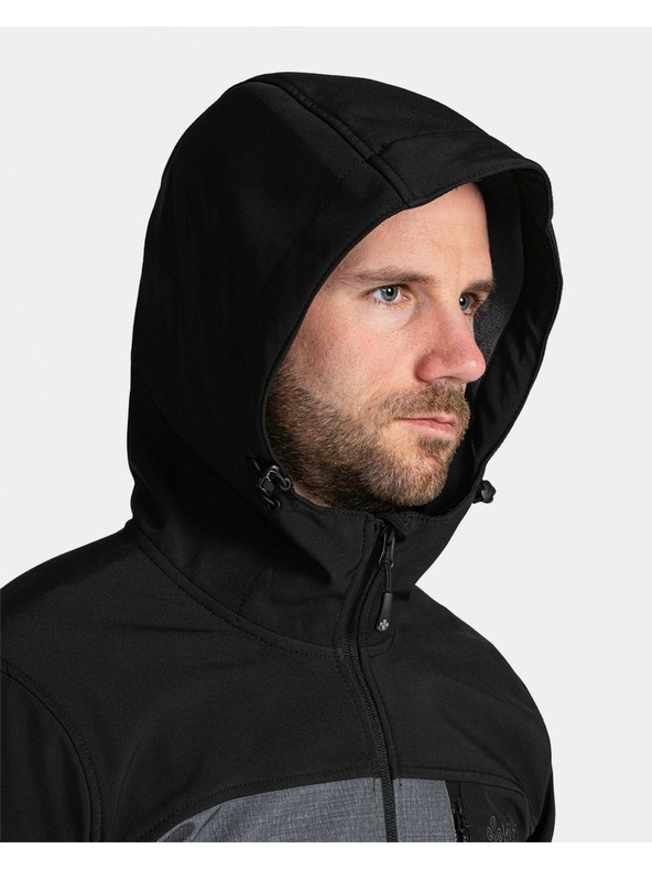 Kilpi Pánska softshellová bunda Kilpi RAVIO-M Tmavosivá