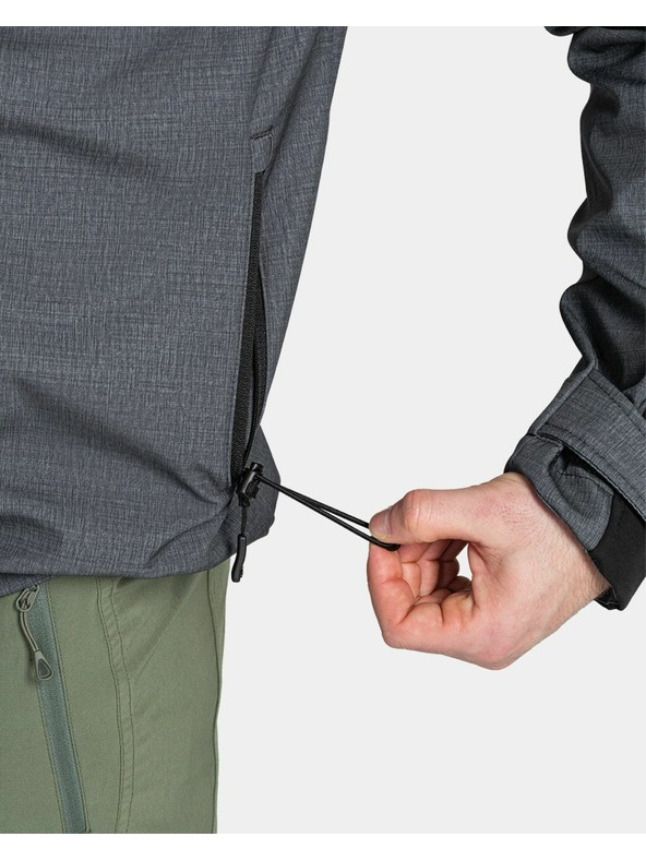 Kilpi Pánska softshellová bunda Kilpi RAVIO-M Tmavosivá