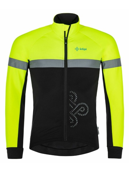 Kilpi Pánska softshellová bunda na bicykel Kilpi NERETO-M Čierna