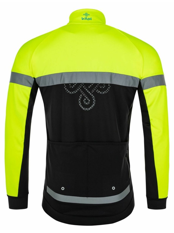 Kilpi Pánska softshellová bunda na bicykel Kilpi NERETO-M Čierna